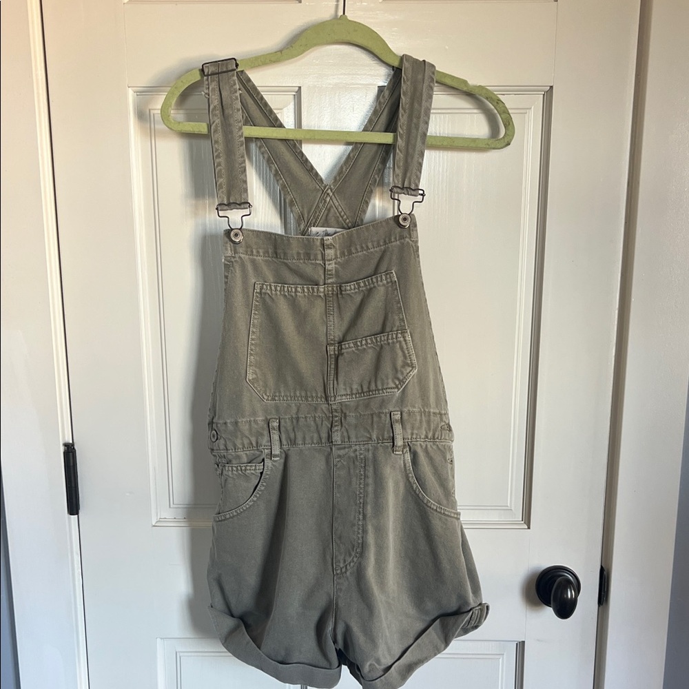 We The Free Olive  Green Overalls
